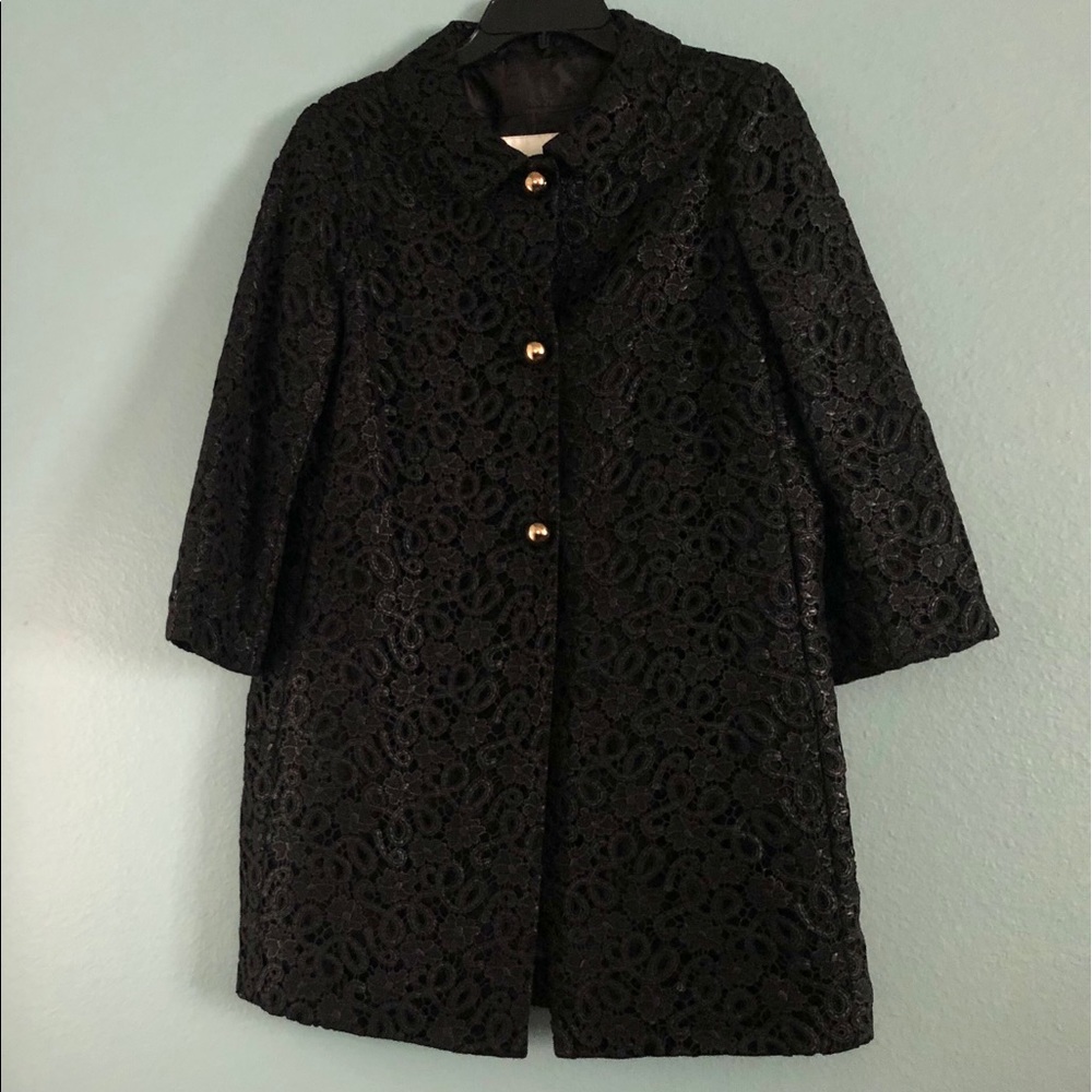 Kate Spade Floral Lace Going Out Coat